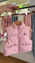 Pink Puffer Vest