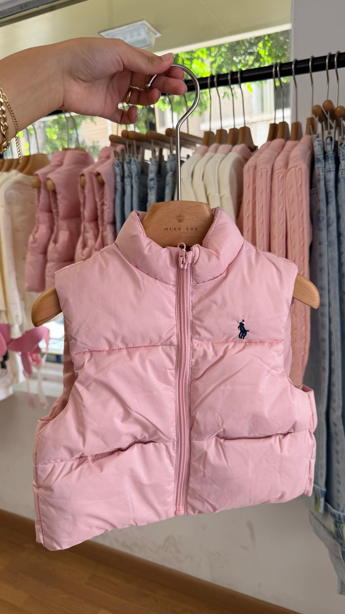 Pink Puffer Vest