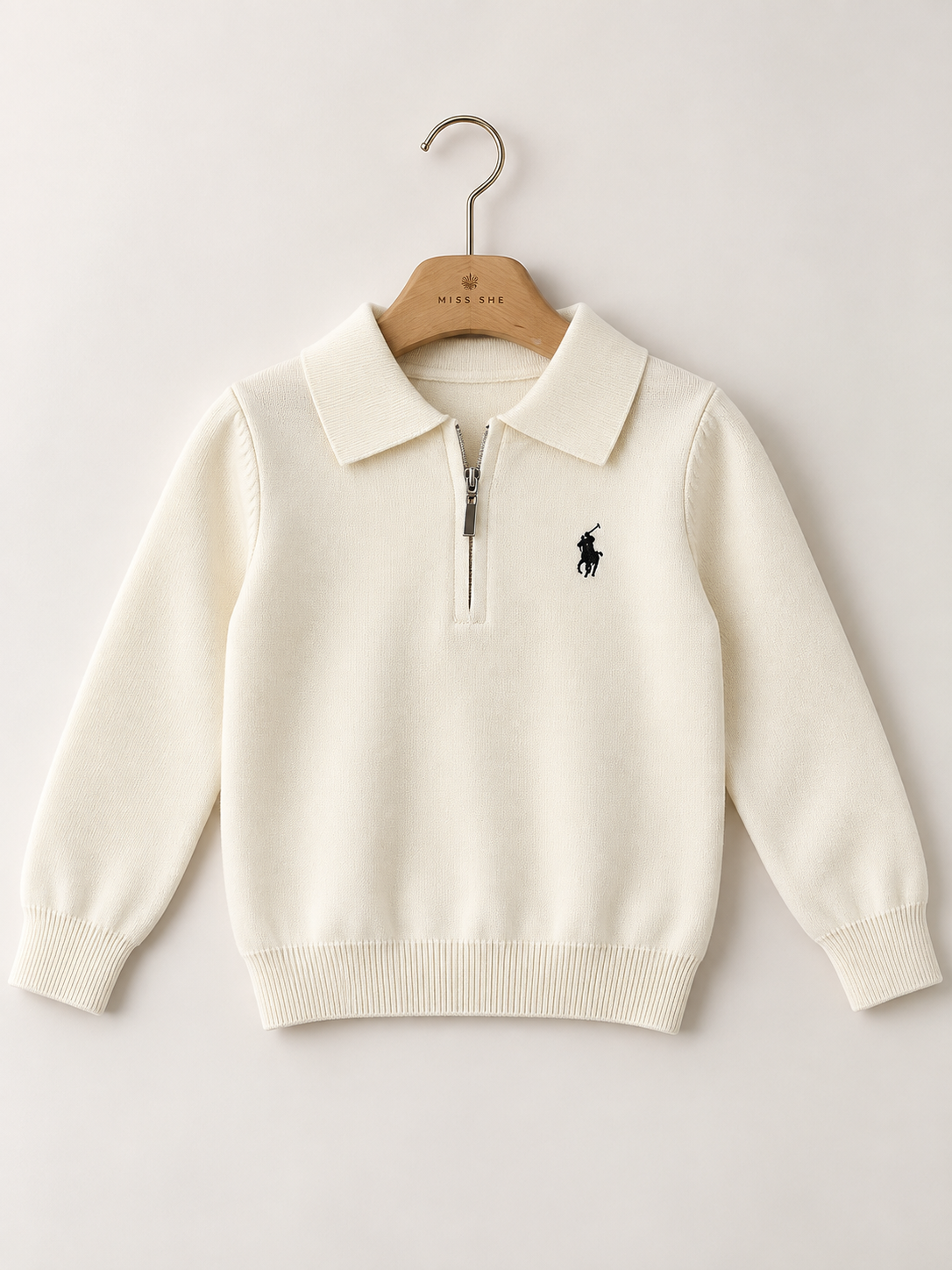 Classic Quarter-Zip Knit Pullover