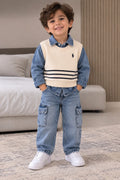 Polo Boy Set - Beige