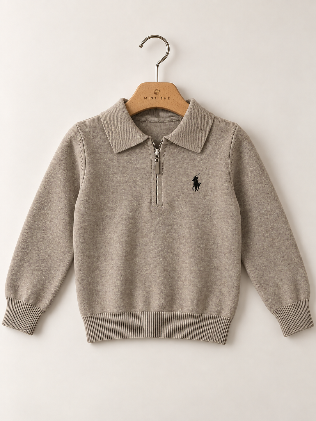 Classic Quarter-Zip Knit Pullover