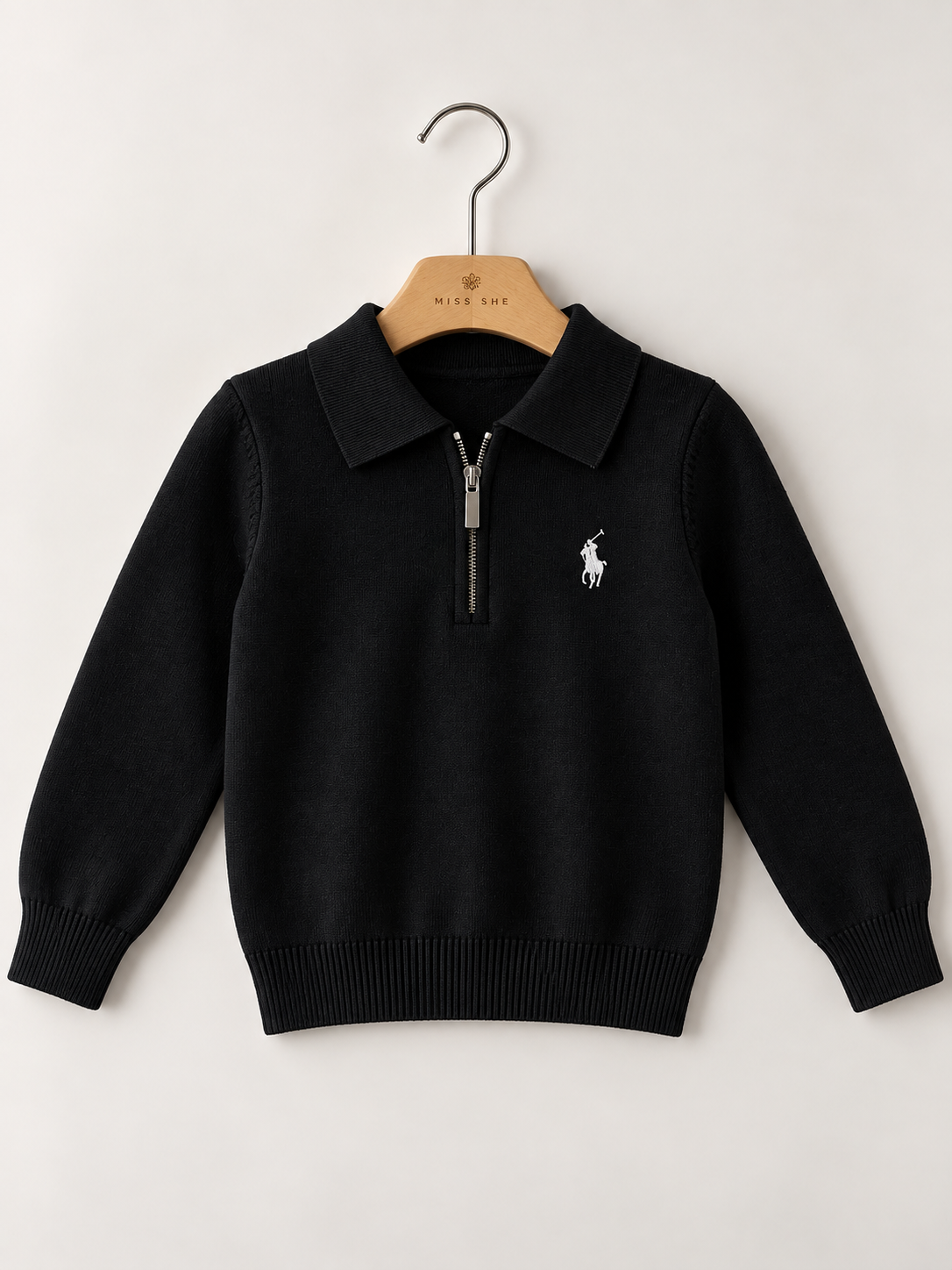 Classic Quarter-Zip Knit Pullover