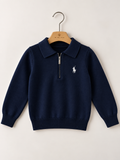 Classic Quarter-Zip Knit Pullover